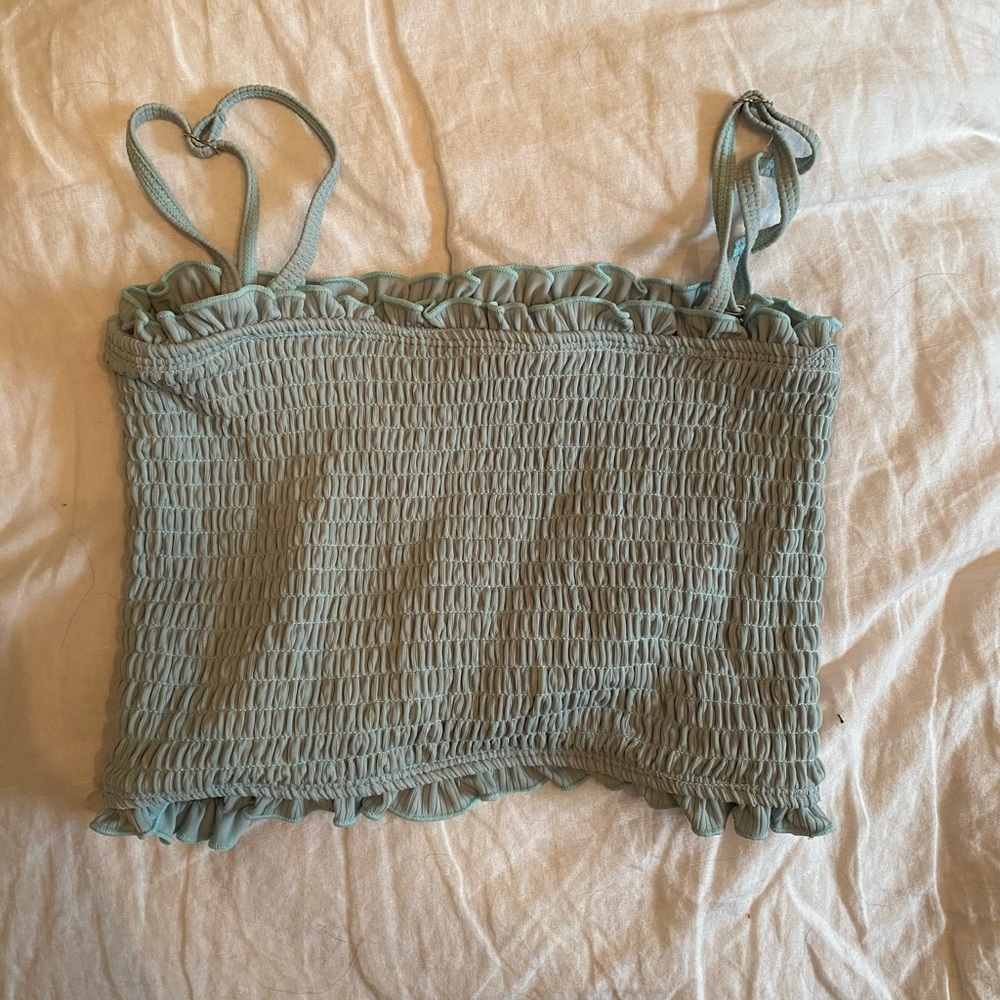 12/13 y/o KJ Bandeau Top Cloud Blue